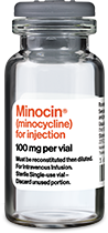 MINOCIN® (minocycline) for Injection - 100 mg per vial
